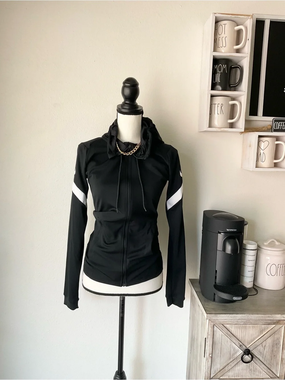 Nike Dri Fit Zip Up W/Hoodie